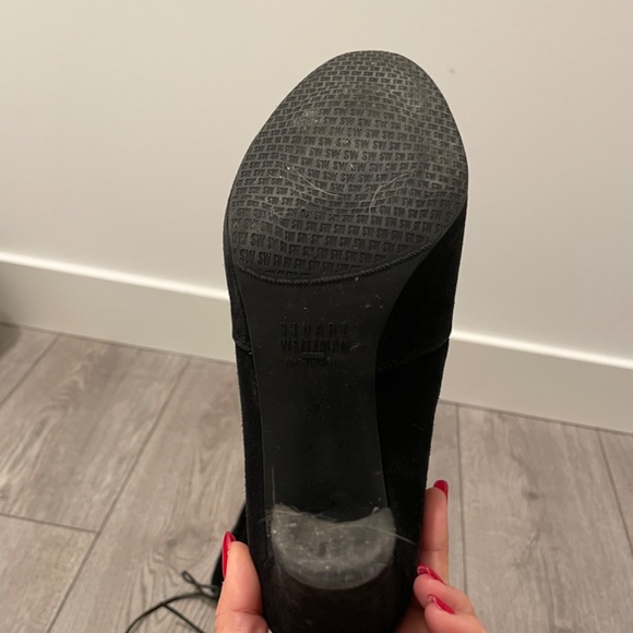 Stuart Weitzman Highland - black suede over the knee boots - Size 38 - Picture 4 of 4